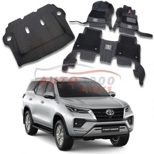 Toyota Fortuner 9D Max Floor Mats 7 Seats 2017-2021
